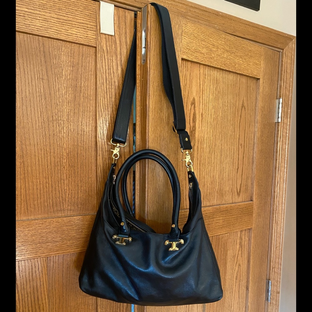 ⭐️Tory Burch Black Leather bag⭐️ - Picture 2 of 9